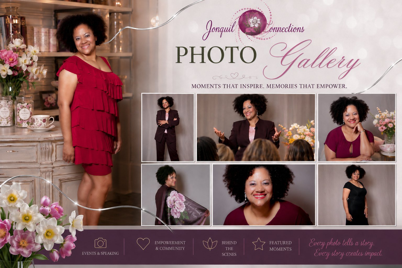 Jonquil Connections Photo Gallery. Moments that inspire. Memories that empower.